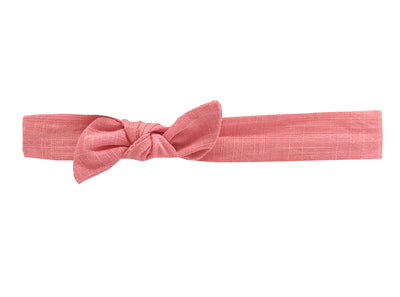 Pinkes Haarband für Babys und Mädchen mit Schleife 