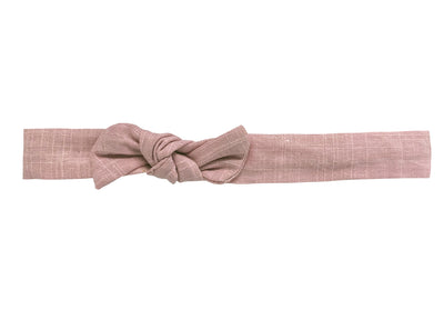 Baby und Mädchen Haarband in rosa mit Schleife 