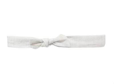 Weißes Haarband für Babys und Kinder mit Schleife 