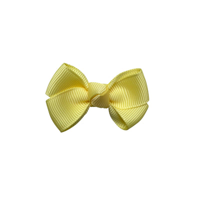 Kleine gelbe Haarschleife für Mädchen  